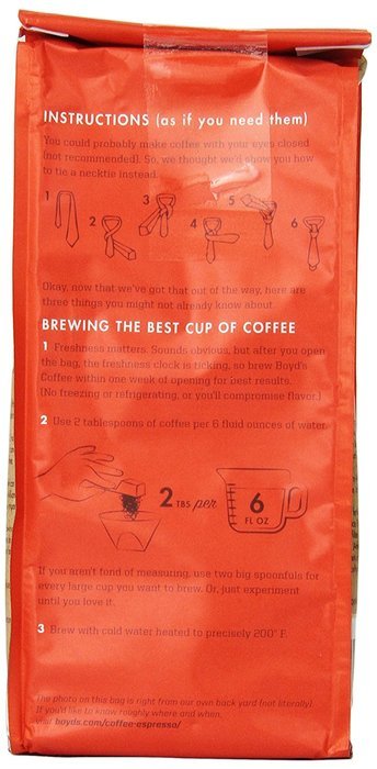 Boyd's Coffee Ground Coffee, Good Morning, Medium Roast , 12-Ounce Bag ...