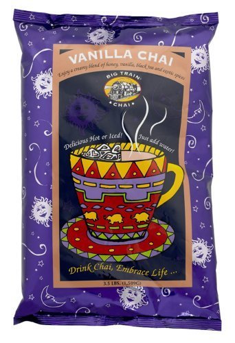 Big Train Vanilla Chai Latte, Two 3.5lb. Bags + Measuring Scoop