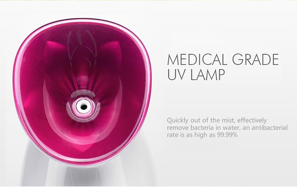 DGQ Facial Steamer 3-in-1 Nano Ionic Facial Steamer with Precise Temp Control - 12 Min Steam Time - Mist - Humidiefier...