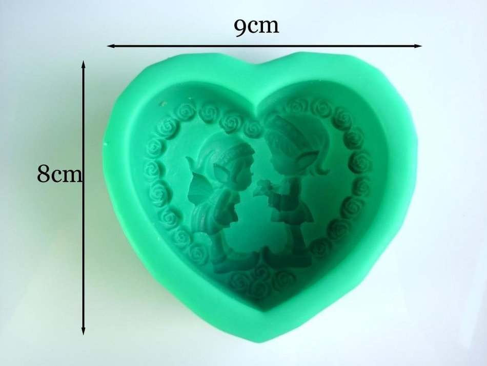 Lovely Girls Shape Silicone Soap Mold Fondant Cake Decorating Styling Tools Bakeware Cooking Tools Kitchen Accessories N2
