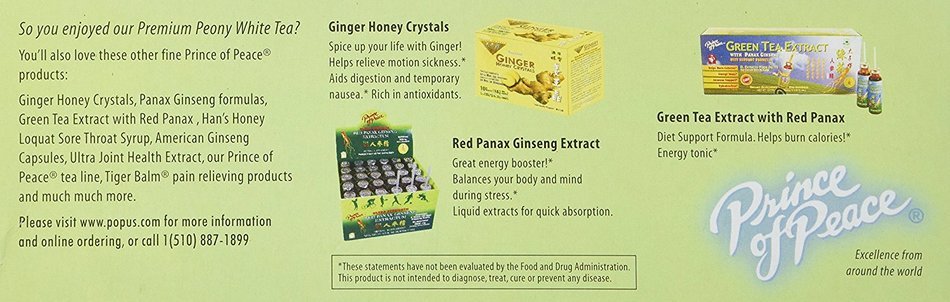 Prince of Peace White Tea, 6.3400-Ounce (Pack of 2) N2