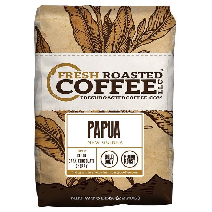 Papua New Guinea, Whole Bean, Fresh Roasted Coffee LLC (2 lb.) N2