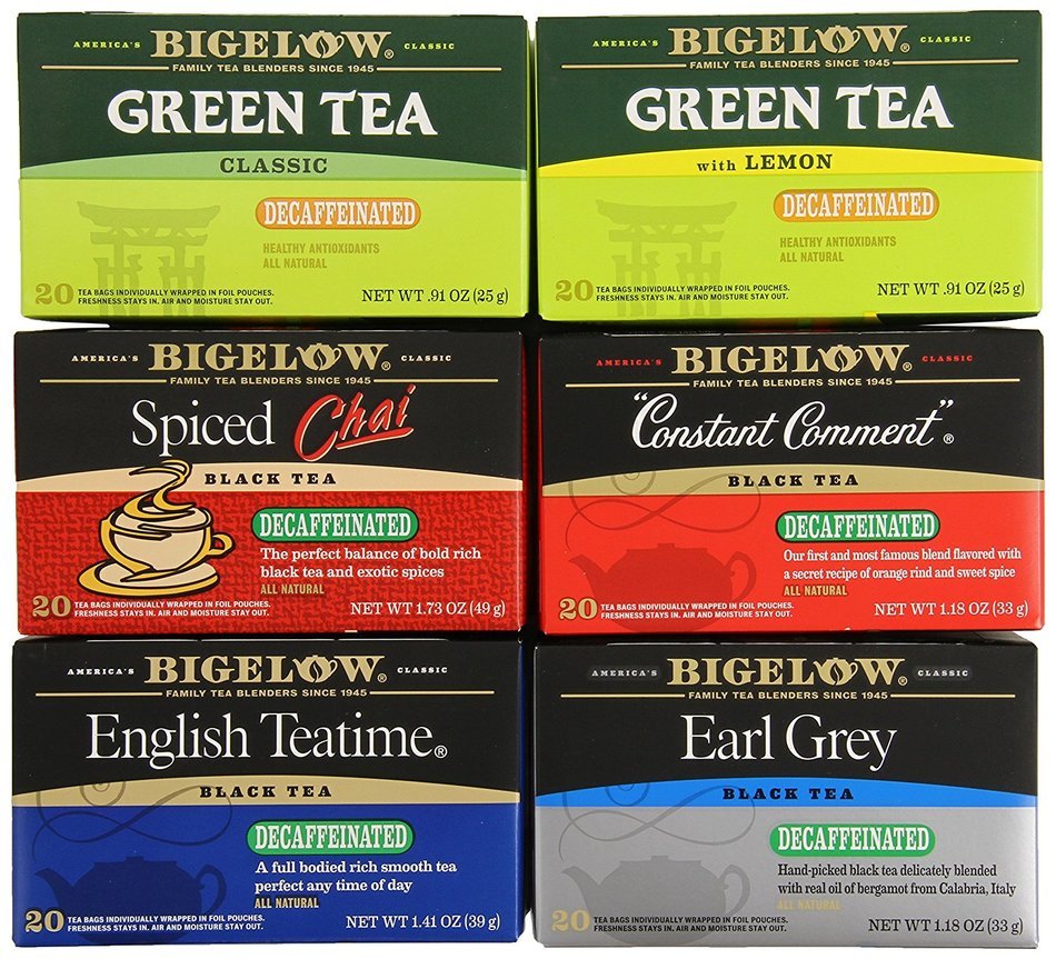 Bigelow Mixed Decaf Teas, 120 Count