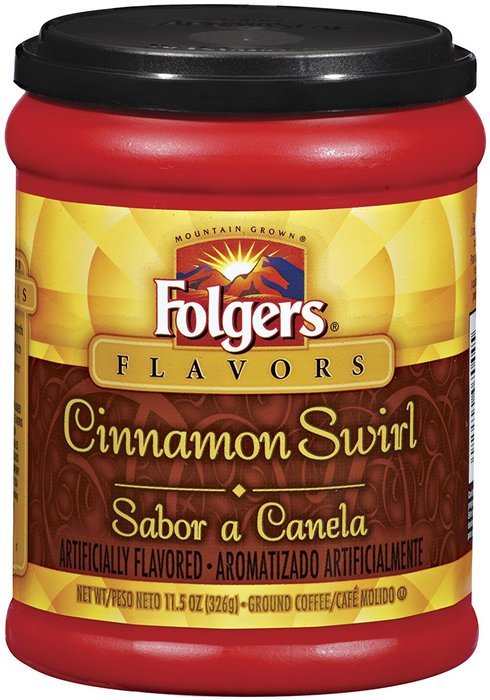 Folgers Decaf Hazelnut Flavored Ground Coffee, 11.5 Ounce N6