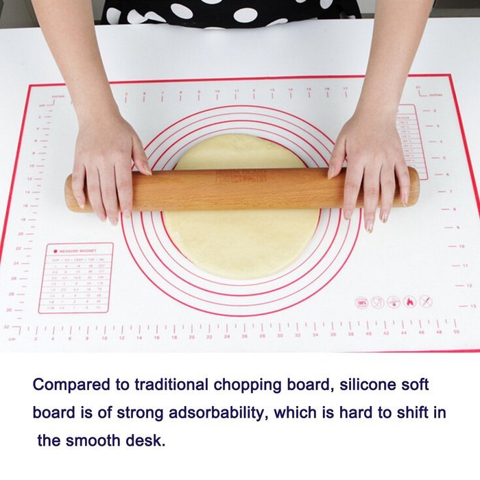 Lasten&reg; Silicone Mat Set, Beige Premium Silicone Baking Mat, Silicone Kneading Mat, Non Stick Heat Resistant,... N7