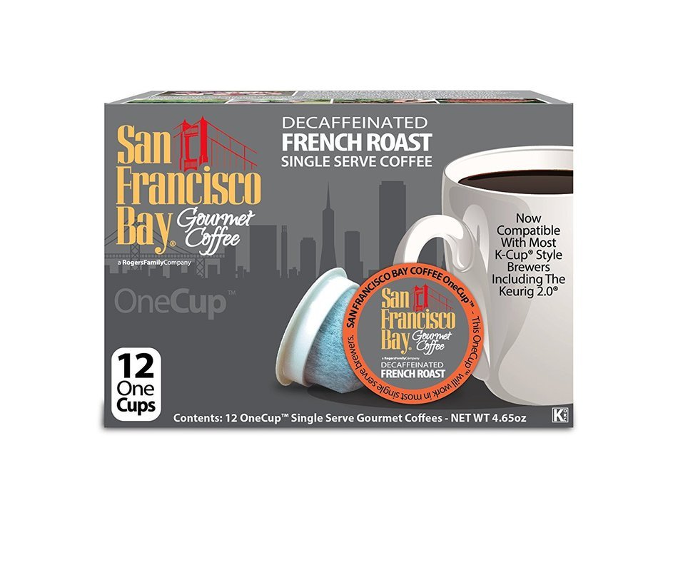 San Francisco Bay Coffee French Roast Decaf Coffee K-Cups - 12 ct - 3 pk