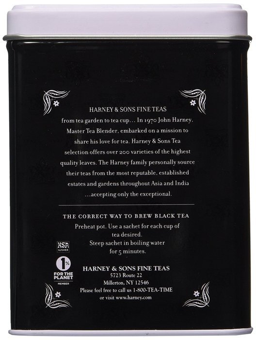 Harney & Sons SoHo Chocolate Coconut Tea - 20 Count Sachet Tin N3