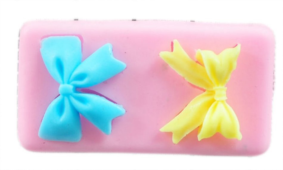 Chariot trading - Easy to clean soft silicone bowknot mold,Fondant Cake