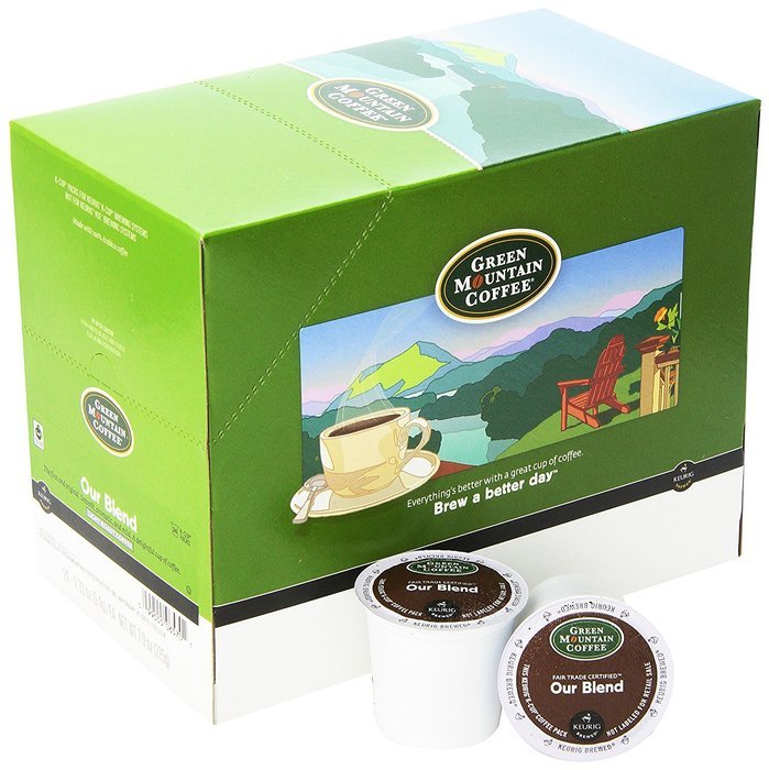 Green Mountain Coffee K-Cup Portion Pack for Keurig K-Cup Brewers, Our Blend (Pack of 96) N2