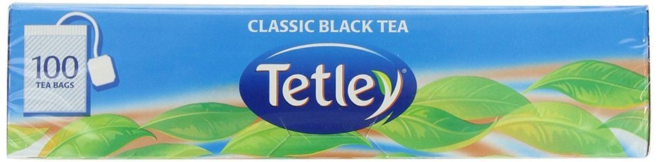 Tetley Black Tea, Classic Blend, 100-Count Tea Bags, 8 Ounce, (Pack of 6) N5