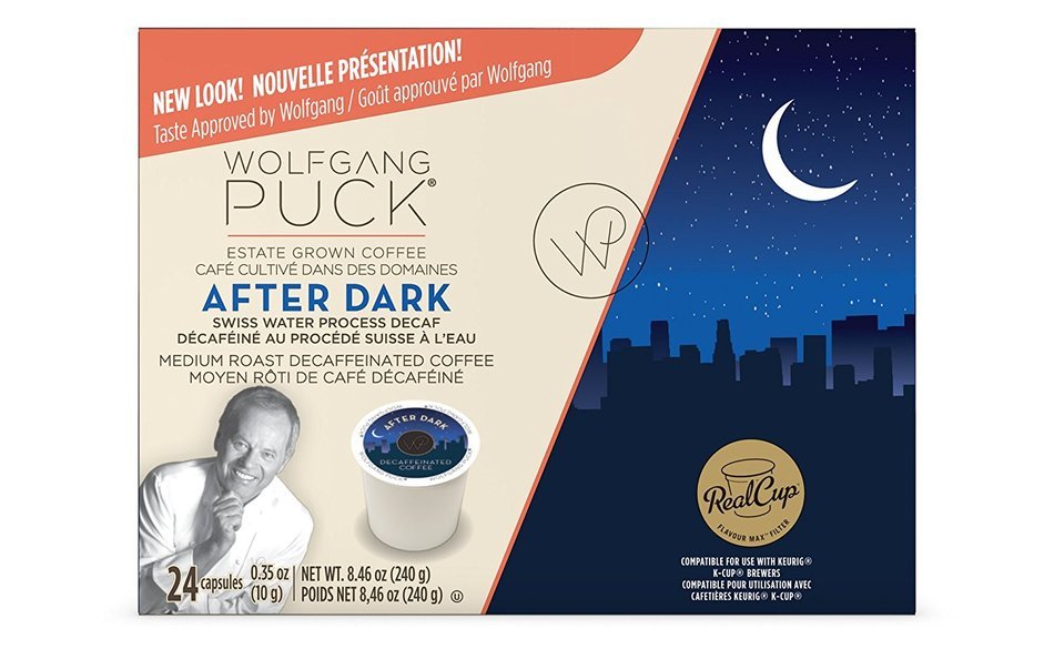 Wolfgang Puck After Dark Decaf Coffee Keurig K-Cups, 24 Count