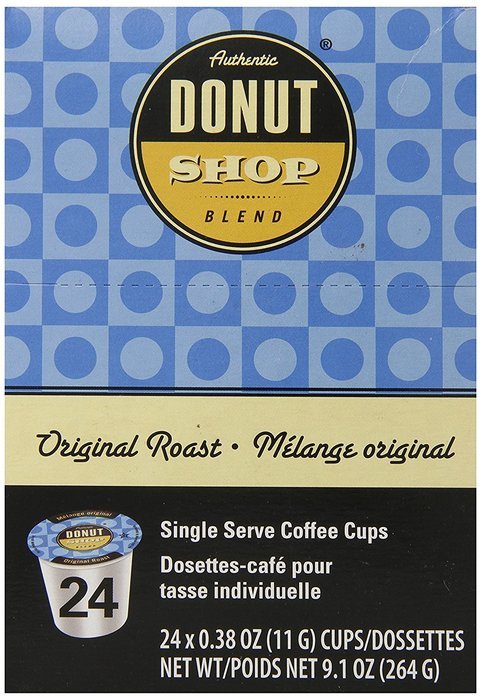Authentic Donut Shop Blend Vanilla Hazelnut Single Cup Coffee for Keurig K-Cup Brewers, 24 Count N12