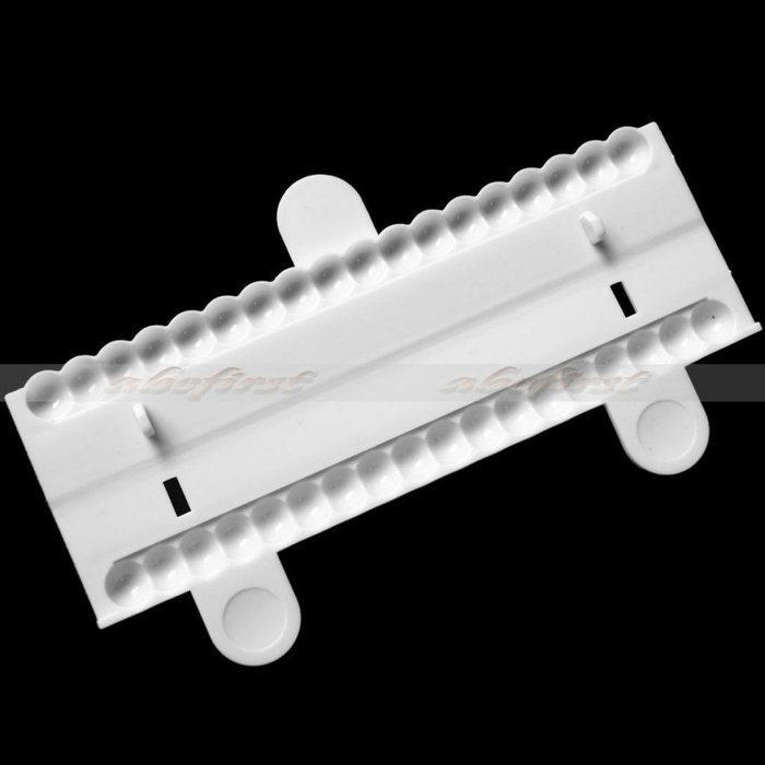 Generic Bead Cutter 9mm Pearl Sugarcraft Fondant Cake Gum Paste Decorating Mold Tool(White)