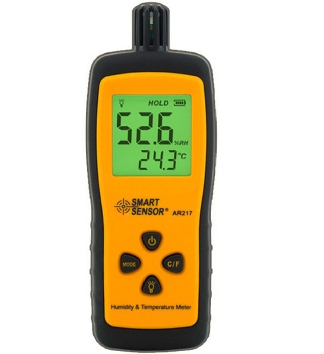 Smart Sensor AR217 Handheld Hygrometer Digital Humidity Temperature Gauge Meters