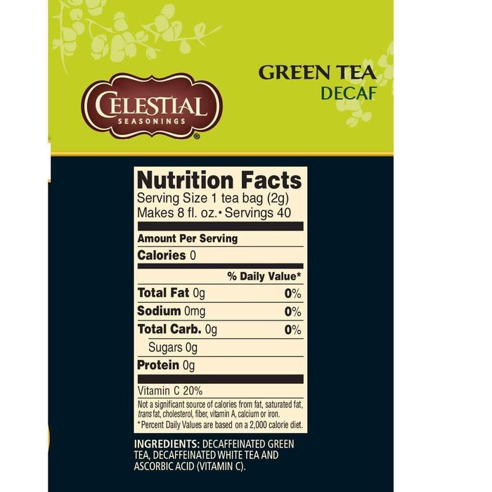 Celestial Seasonings Decaf Green Tea, 40 Count N2