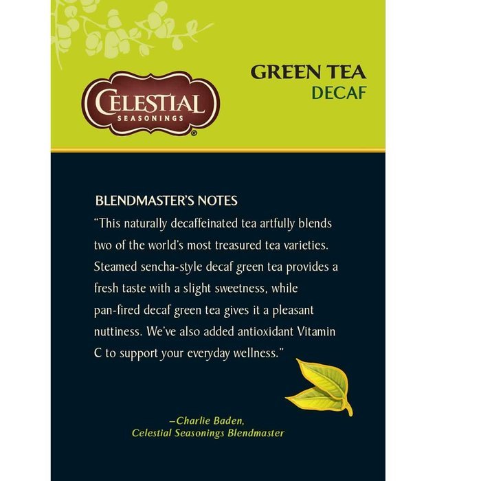 Celestial Seasonings Decaf Green Tea, 40 Count N4