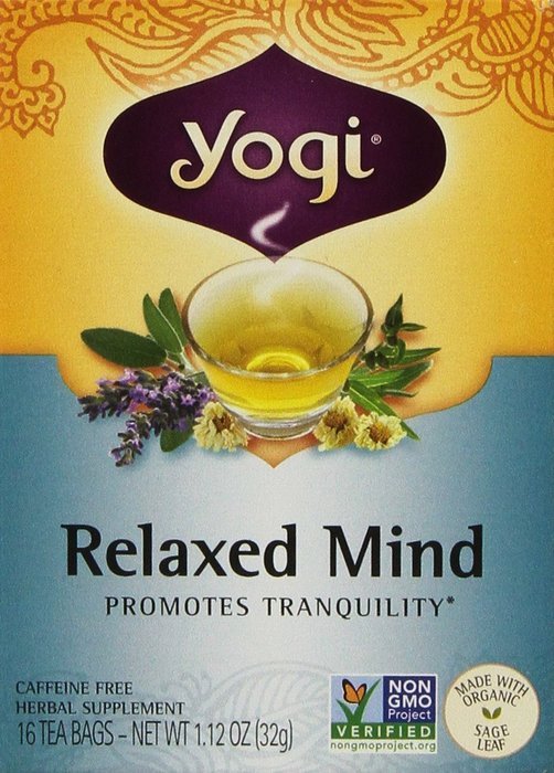 Relaxed Mind Yogi Teas 16 Tea Bag