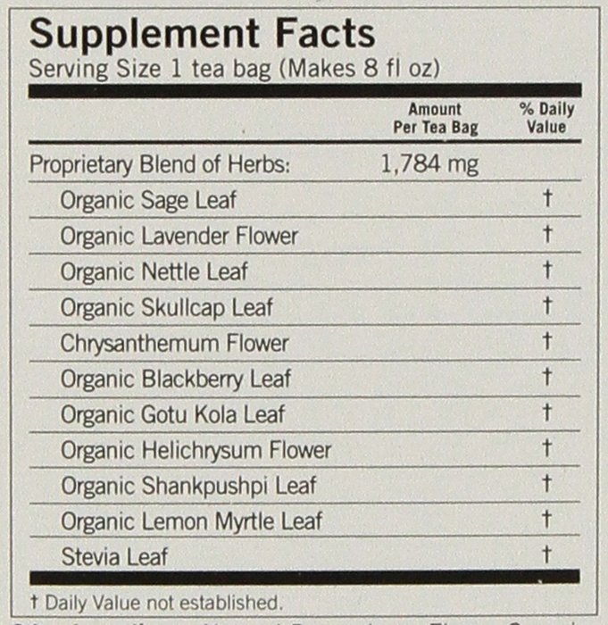 Relaxed Mind Yogi Teas 16 Tea Bag N3