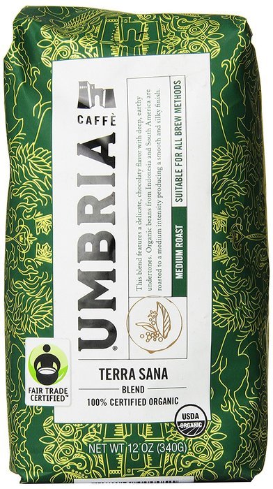 Caffe Umbria Terra Sana Blend, 12 Ounce Bags