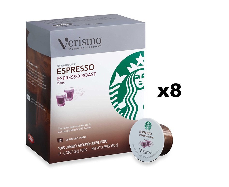 Starbucks Verismo Espresso Roast Espresso, 72 Pods N11