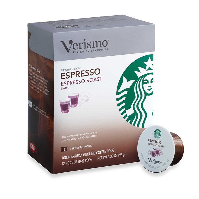Starbucks Verismo Espresso Roast Espresso, 72 Pods N12