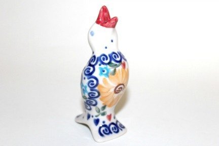 Polish Pottery Butterfly Pie Bird