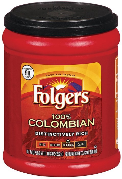 Folgers 100% Colombian Ground Coffee, 24.2 oz