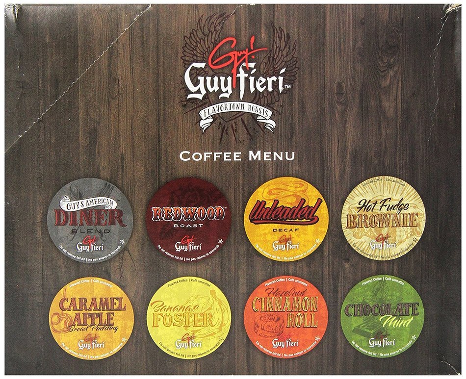 Guy Fieri Flavortown Roasts Coffee, Bananas Foster, 24 Count N20