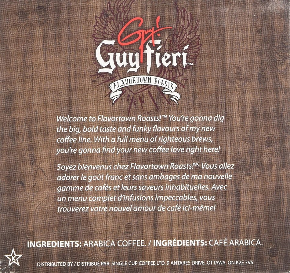 Guy Fieri Flavortown Roasts Coffee, Bananas Foster, 24 Count N27