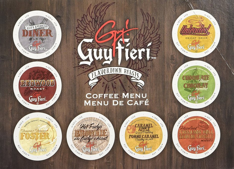 Guy Fieri Flavortown Roasts Coffee, Bananas Foster, 24 Count N38