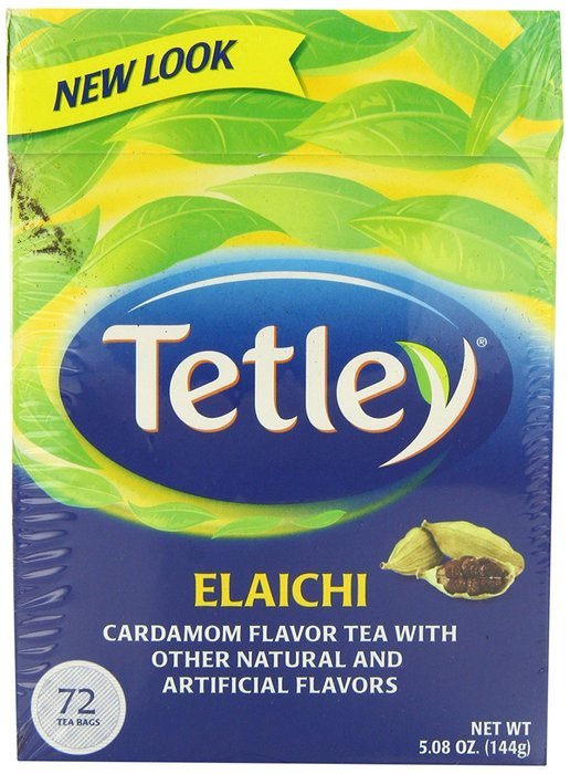Tetley Tea, Elaichi (Cardamom), 72-Count Tea Bags (Pack of 3)