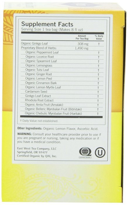 Yogi Teas Ginger, 16 Count (Pack of 6) N30