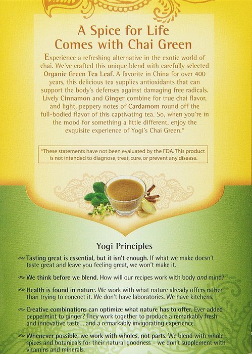 Yogi Teas Ginger, 16 Count (Pack of 6) N35
