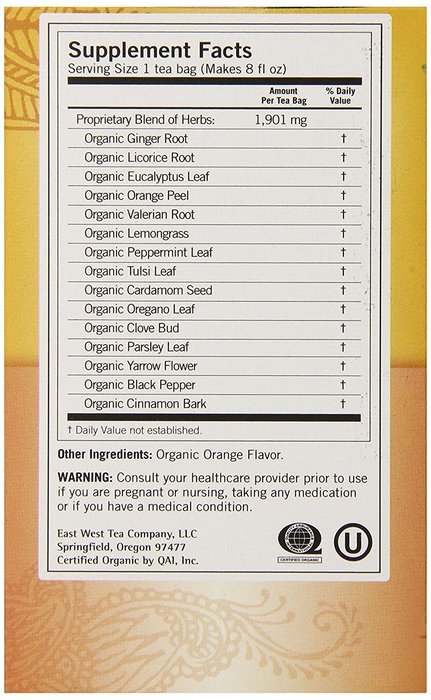 Yogi Teas Ginger, 16 Count (Pack of 6) N41
