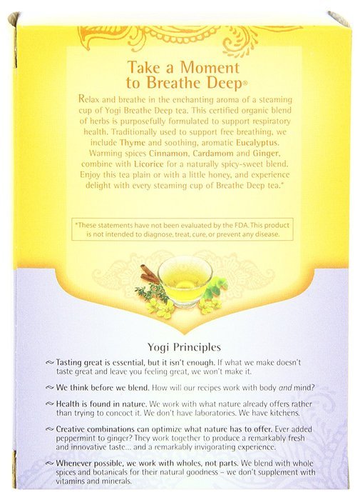 Yogi Teas Ginger, 16 Count (Pack of 6) N49
