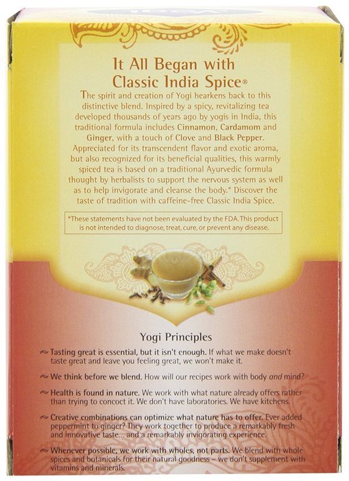 Yogi Teas Ginger, 16 Count (Pack of 6) N74