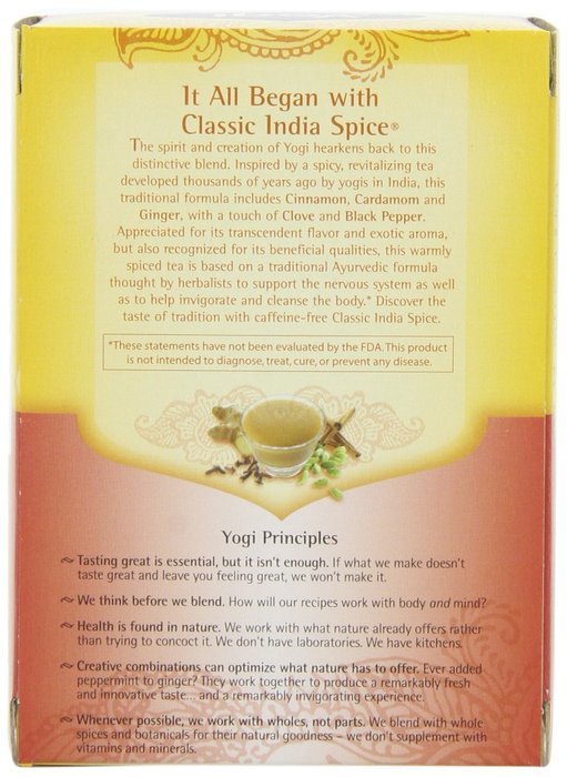 Yogi Teas Ginger, 16 Count (Pack of 6) N75