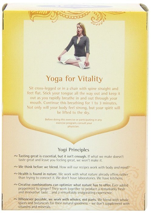Yogi Teas Ginger, 16 Count (Pack of 6) N85