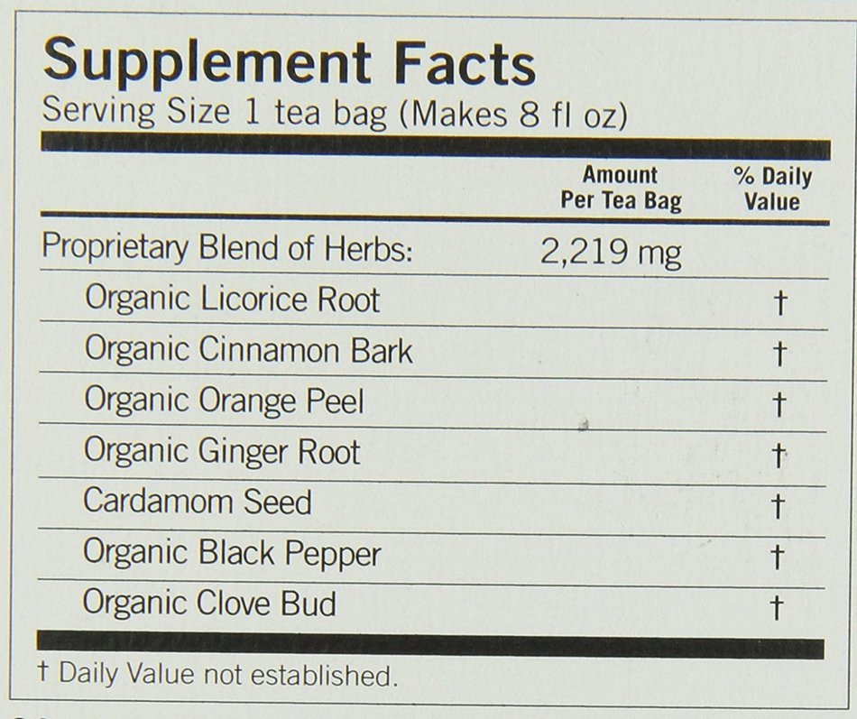 Yogi Teas Ginger, 16 Count (Pack of 6) N112