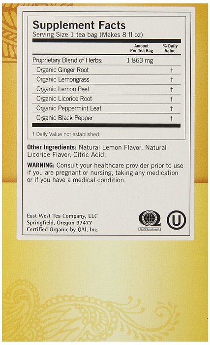 Yogi Teas Ginger, 16 Count (Pack of 6) N114