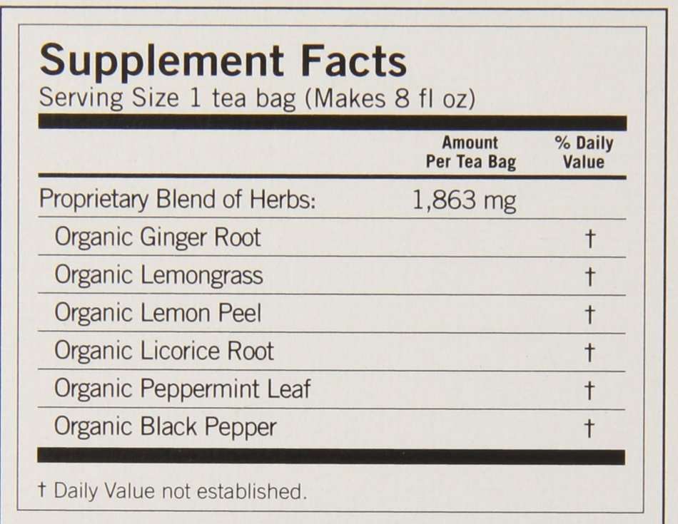 Yogi Teas Ginger, 16 Count (Pack of 6) N115