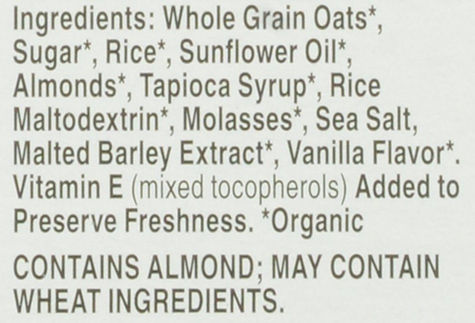 Cascadian Farm Cereal Organic Granola, French Vanilla Almond, 13 Ounce N8
