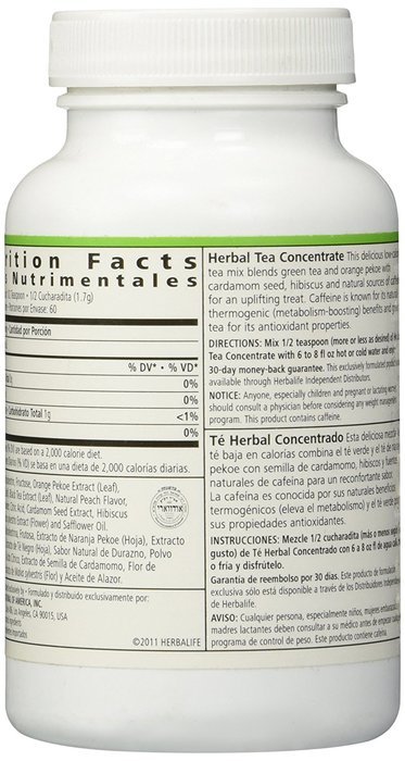 Herbalife, Herbal Concentrate Tea, Peach, 3.53 oz (100 g) N2