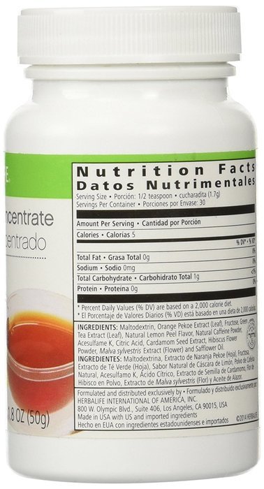 Herbalife, Herbal Concentrate Tea, Peach, 3.53 oz (100 g) N14
