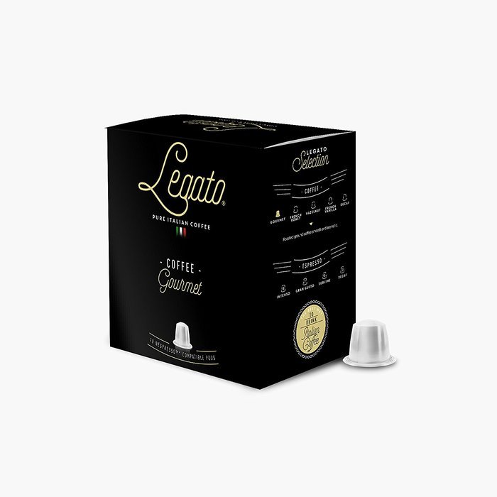Legato Coffee Capsules - Nespresso Compatible - 120 Count (Gourmet) N2