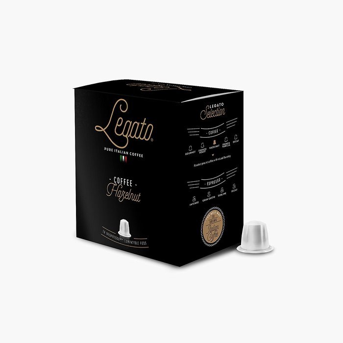 Legato Coffee Capsules - Nespresso Compatible - 120 Count (Gourmet) N8