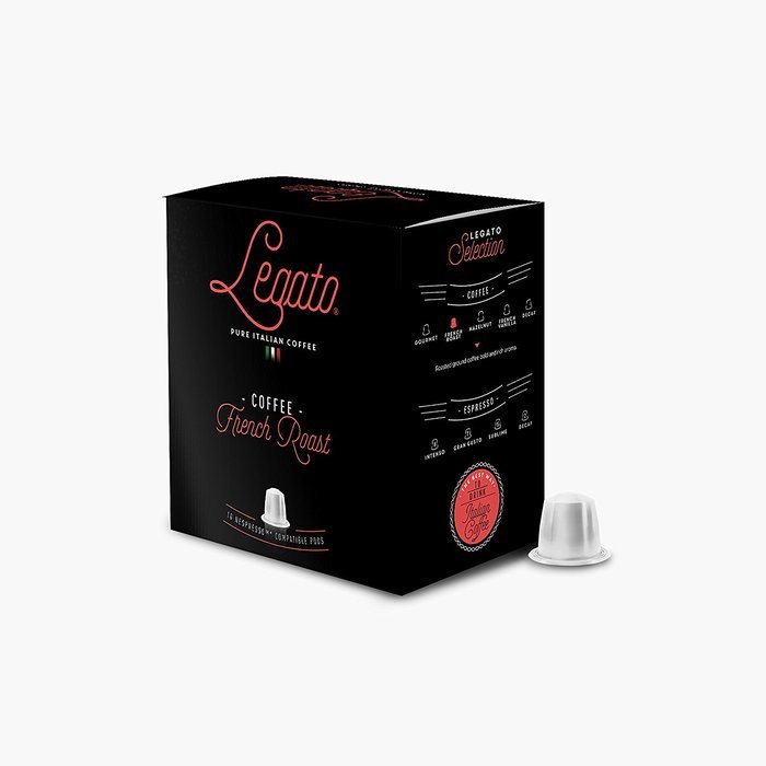 Legato Coffee Capsules - Nespresso Compatible - 120 Count (Gourmet) N10