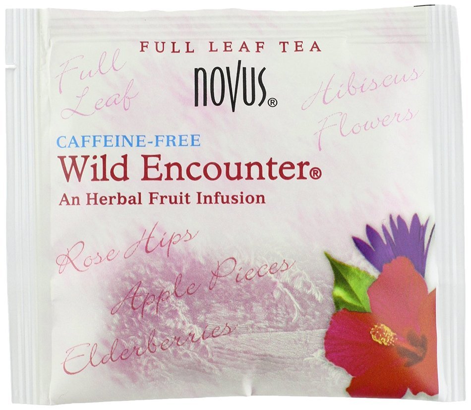 Novus Wild Encounter Herbal Tea, Caffeine Free, 12 Count Tea Bag