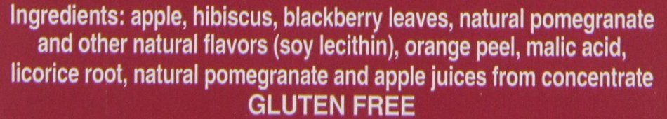 Bigelow Pomegranate Pizzazz Herbal Tea, 20-Count Boxes (Pack of 6) N5