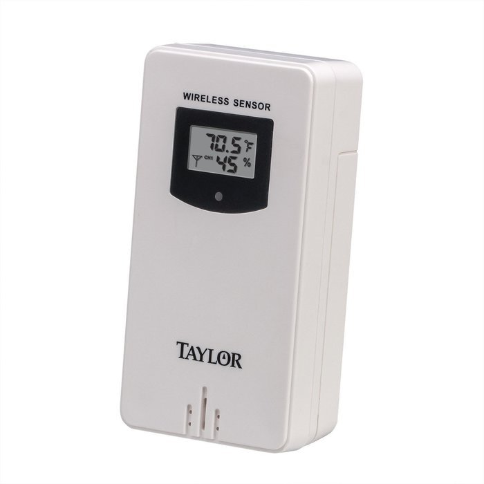 Taylor Digital Deluxe Wireless Remote Sensor, White